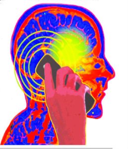 The radiation emitted by mobile phones is measured in terms of the Specific Absorption Rate (SAR).